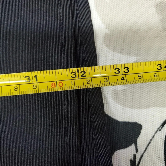 EXPRESS | Peek-a-Boo Stripe Strapless Dress in Black sz 0 - Picture 10 of 10